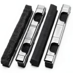 Honing Stone 180 Grit Lisle Clip On 5 inch 2 Stones + Felt Wipers-0