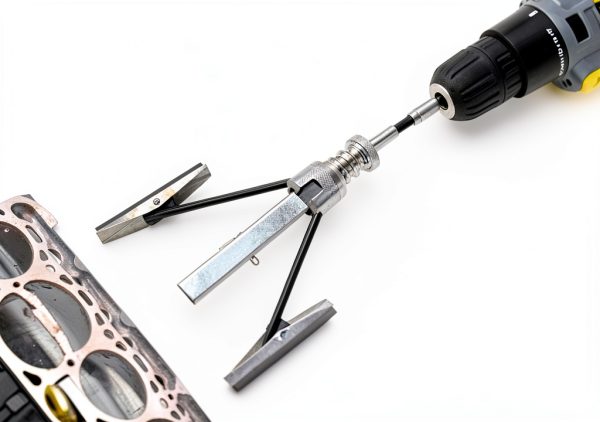 Engine Cylinder Honer KIMISS Metal Honing Tool Adjustable 2‑7in 3‑Jaw-1